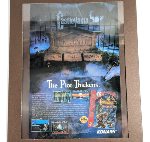 Pubblicità castlevania - pubblicità,