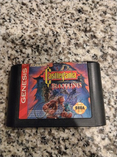 Castlevania bloodlines sega - castlevania,