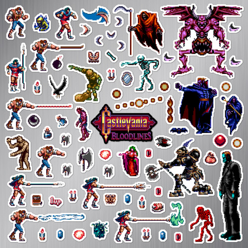 Castlevania bloodlines magneti - bloodlines,