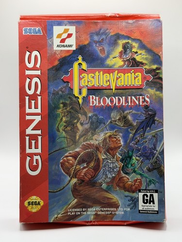 Castlevania bloodlines sega - castlevania,