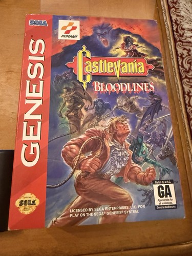 Castlevania bloodlines sega - bloodlines,