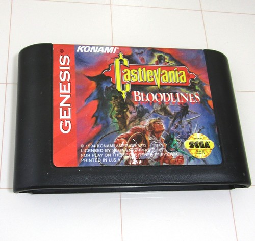 Castlevania bloodlines sega - castlevania,