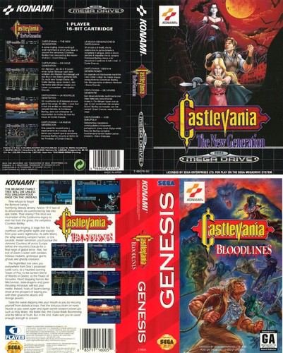 Castlevania bloodlines mega - -,