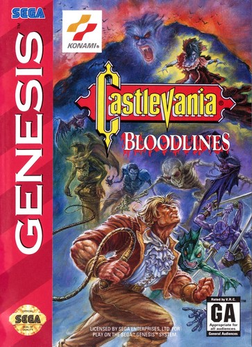 Castlevania bloodlines sega - bloodlines,