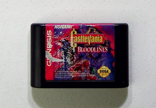 Castlevania bloodlines sega - castlevania,