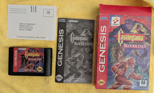 Castlevania bloodlines sega - bloodlines, (sega