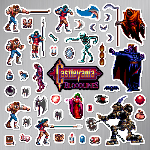 Castlevania bloodlines magneti - castlevania,
