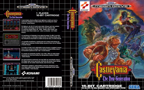 Castlevania bloodlines sega - castlevania,