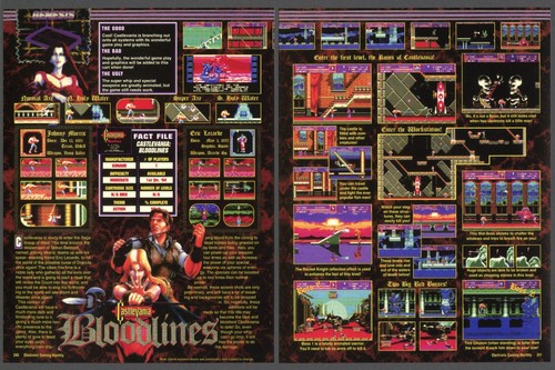 Castlevania bloodlines sega - bloodlines,